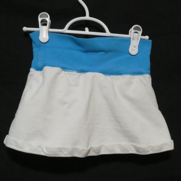 LA SENZA GIRL | large | White Skorts With Blue Waistband, Drawstring and Flower - Picture 3 of 12